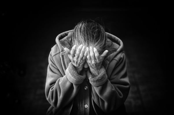 calming someone down with dementia